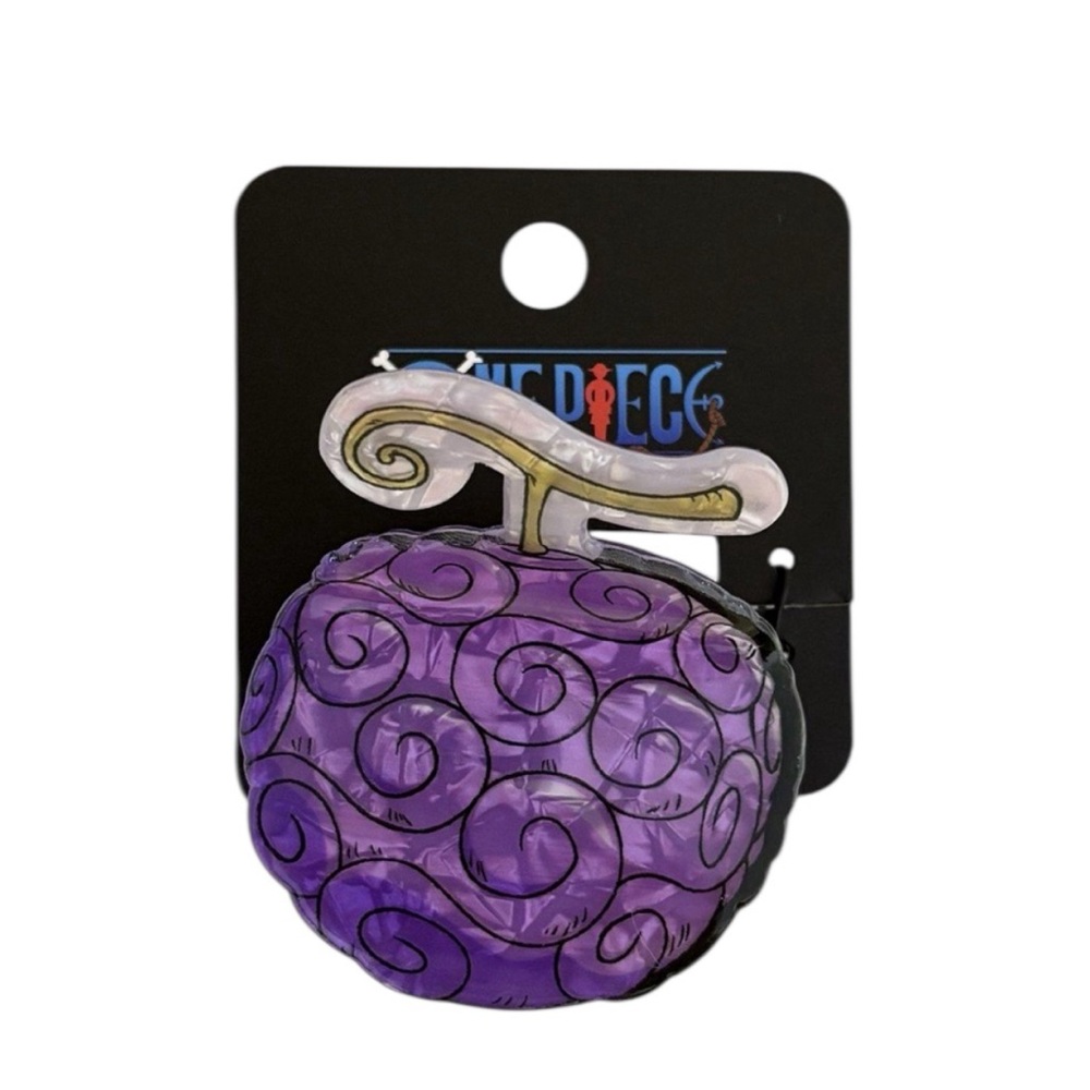 NEW One Piece Gum-Gum Fruit Marble Hair Clip